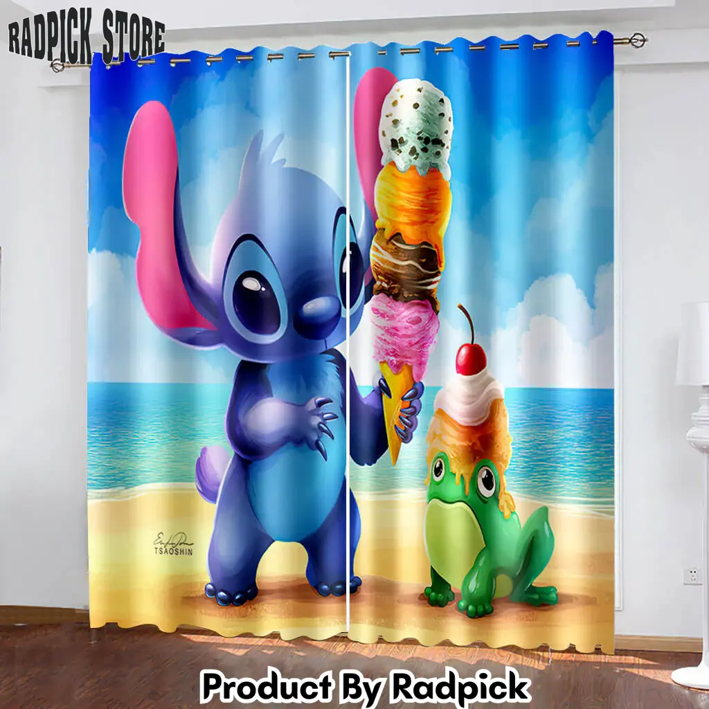 Stitch curtains blackout window drapes  rp143